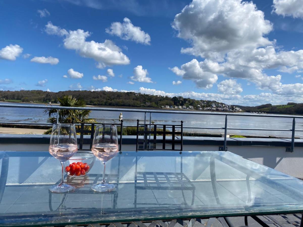 Maison Villa Montmarin Vue Mer Bretagne Nord Vers Roscoff Carantec Morlaix Plouescat Locquenole Avec Son Spa Et Sa Vue Mer Екстер'єр фото